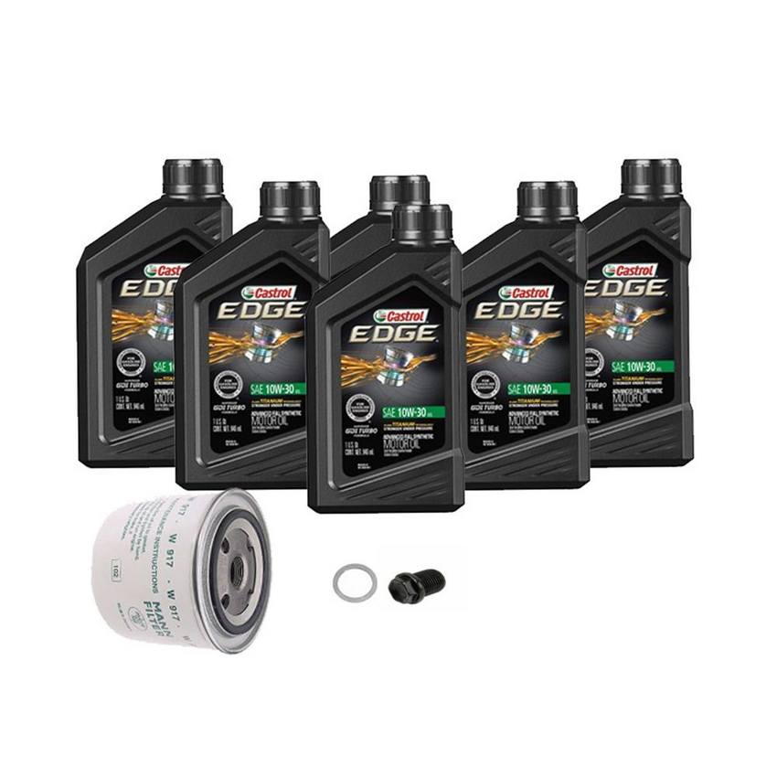 OEM Volvo Engine Oil Change Kit - Motul (10W-30) (Edge) 3517857